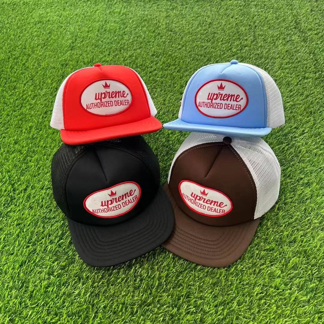 

2023 Summer New Truck Hat Mesh Cap 5-Panel Letter printing Trend Flat Hat for Men and Women Hip Hop Style