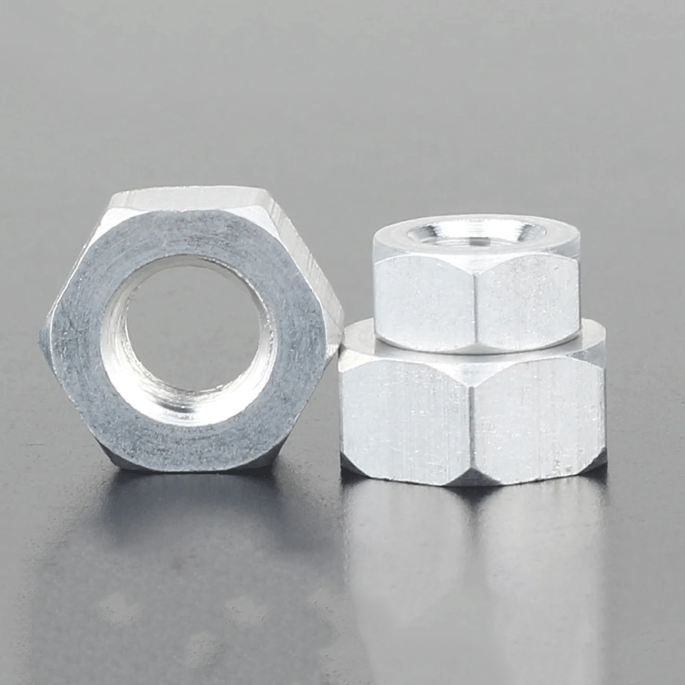 

M2 M3 M4 M5 M6 M8 M10 M12 M16 M20 M22 M24 6061 Шестигранная гайка из алюминиевого сплава