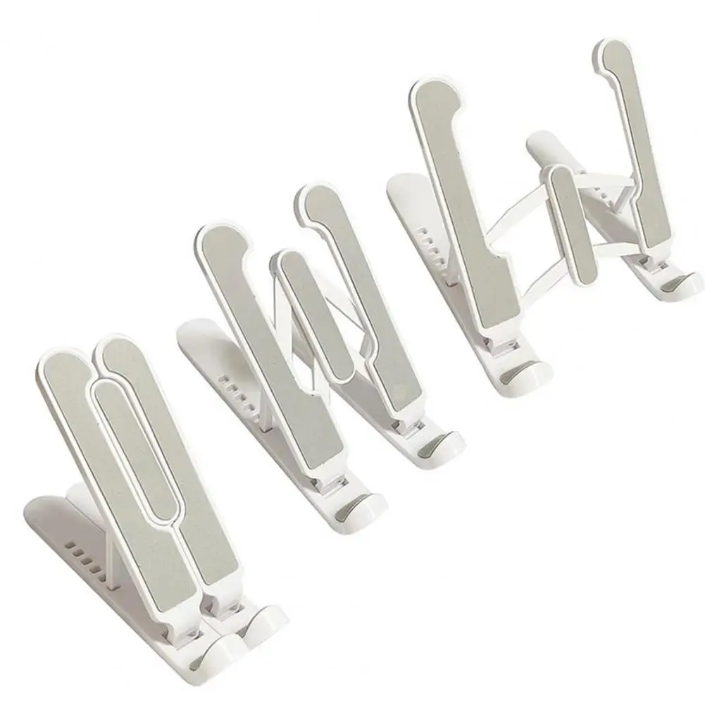 

Solid Tablet Holder Mini Sturdy Desktop Tablet Stand Strong Load Bearing Desktop Laptop Stand
