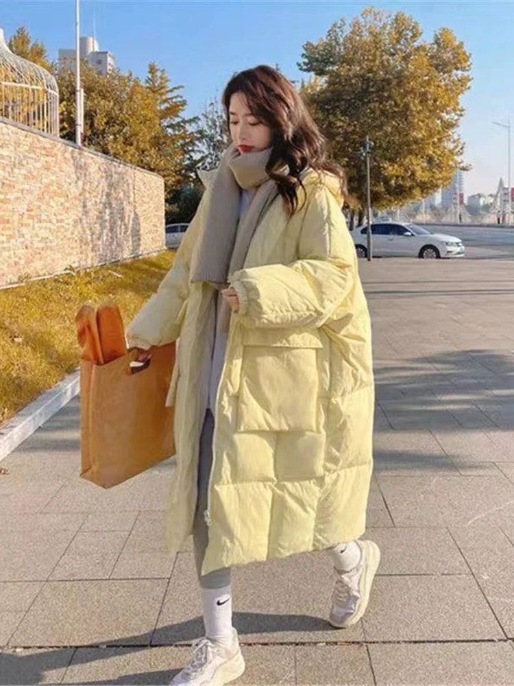 Winter Autumn Fashion Women's  Baggy Jackets Coat  Long Oversized  Ladies Coat Padded  Casual Jackets Outwear