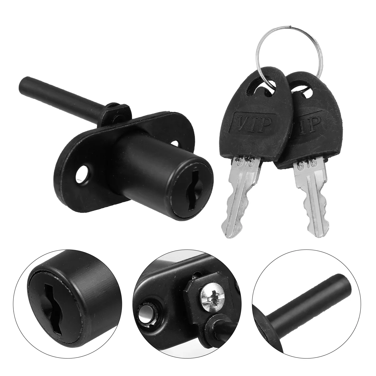 

2 Drawer Lock Office Desk Lock Heavy Duty Padlock Furniture Lock Hardwares File Cabinet Key Replacement Gym Padlock