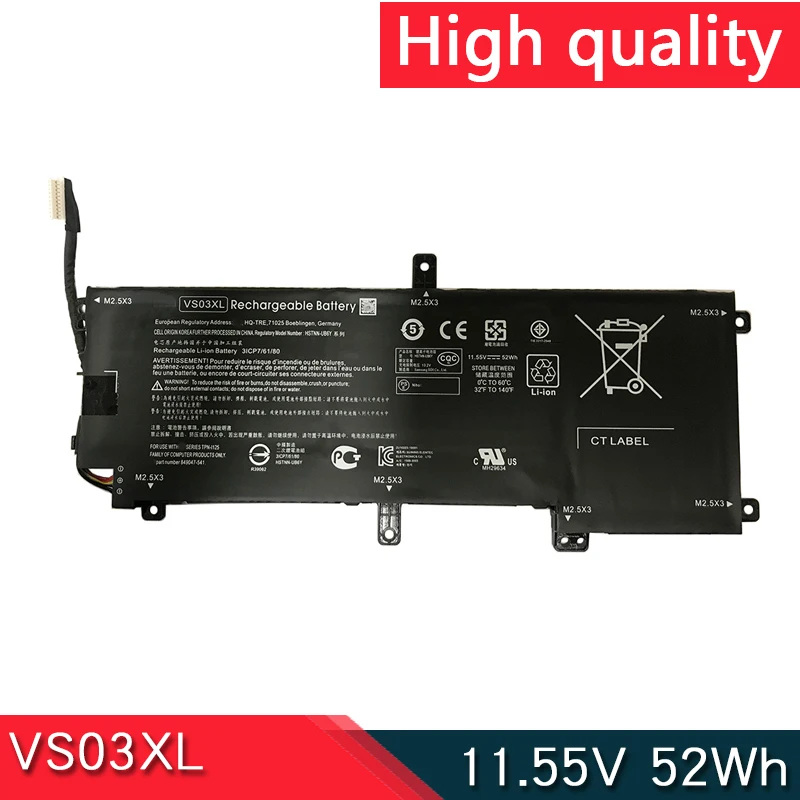 НОВЫЙ аккумулятор VS03XL 11 55 В 52 Втч для HP Envy 15-AS 15-AS014WM as001ng as091ms as027TU HSTNN-UB6Y 849047 -541 849313