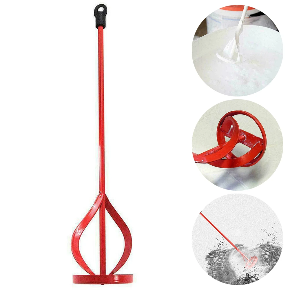 

Hexagon Shaft Plaster Paint Mixer Red Mixing Paddle Paint& Mud Mixer For Drill 1-5 Gallon Buckets Paddle Drywall Mud Mixing Tool