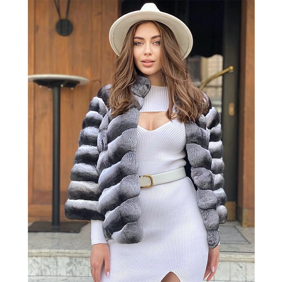 

Зимние женские короткие меховые куртки из натуральной кожи