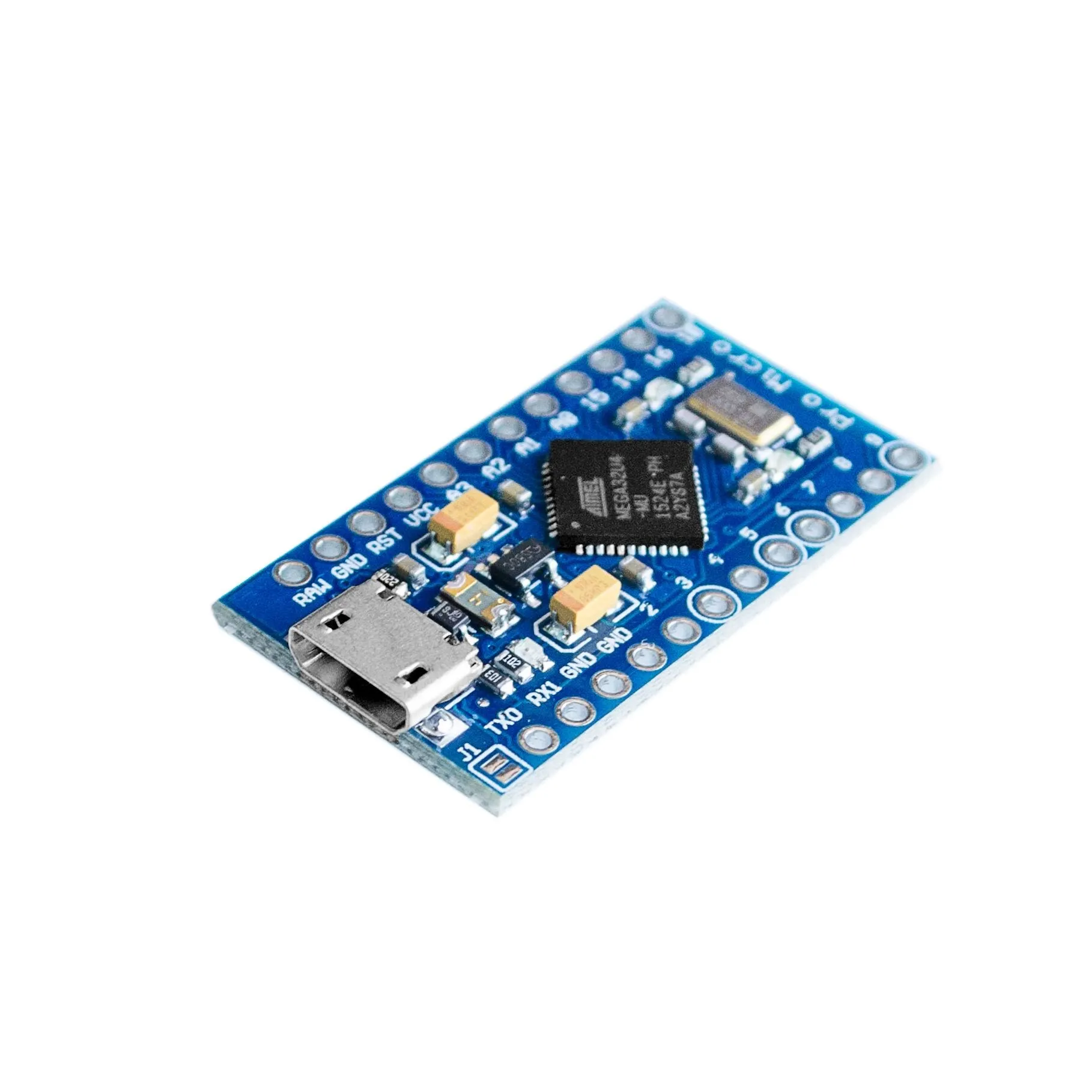 10 шт./лот New Pro Micro для arduino ATmega32U4 5 В/16 МГц модуль с 2-рядным штырьковым разъемом Leonardo