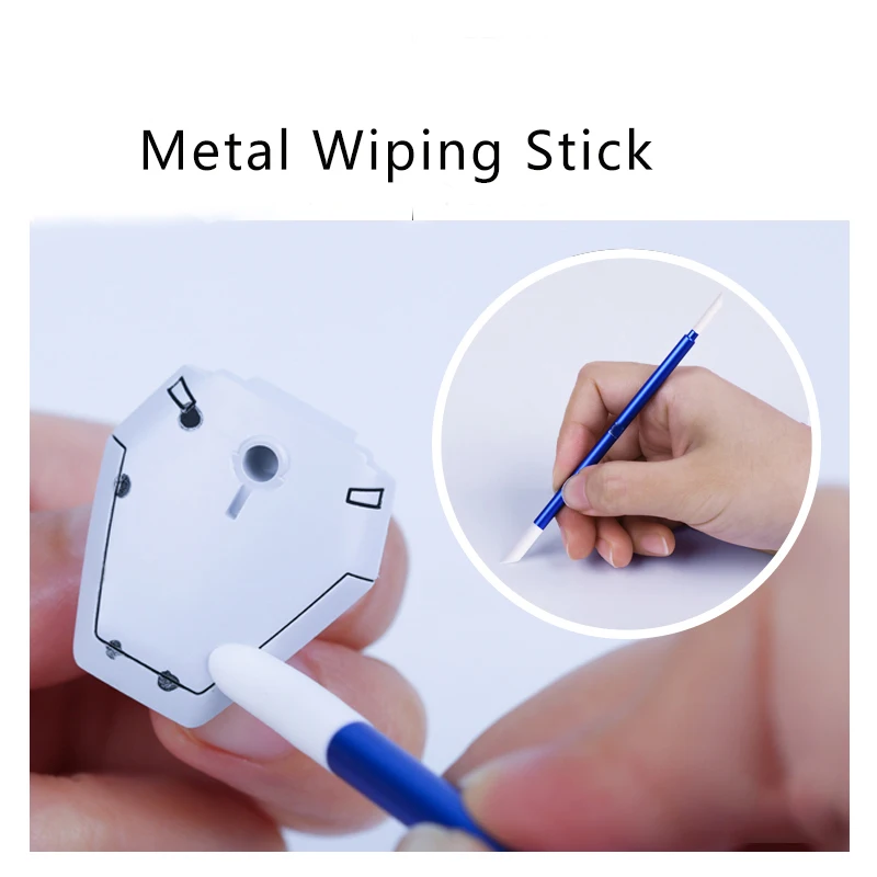 

Полностью Металлическая вытирающая палочка, просекающая линия, модель в сборе, инструмент, аксессуары для хобби