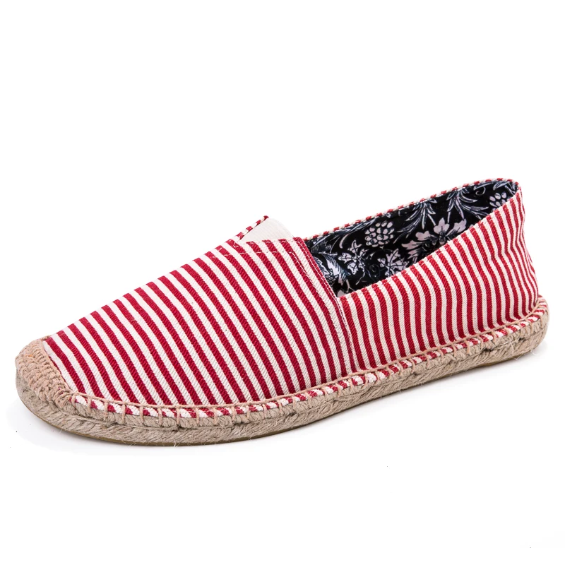 

Hand-stitched straw shoes Straw canvas shoes Breathable, comfortable, lightweight, wear-resistant, non-slip low-top shoes