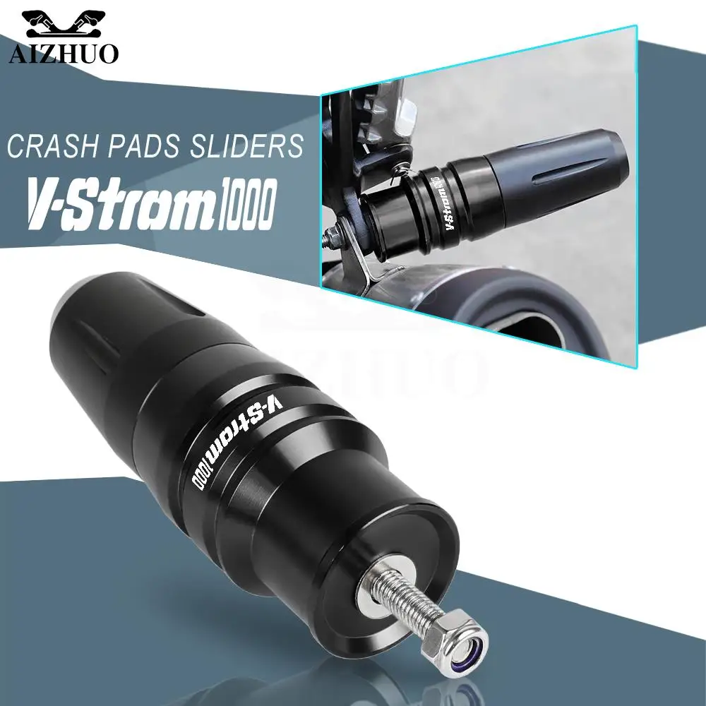 

For SUZUKI Vstrom1000 V-Strom 1000 2012-2018 2017 16 Motorbike CNC accessories Exhaust Frame Sliders Crash Bar Falling Protector