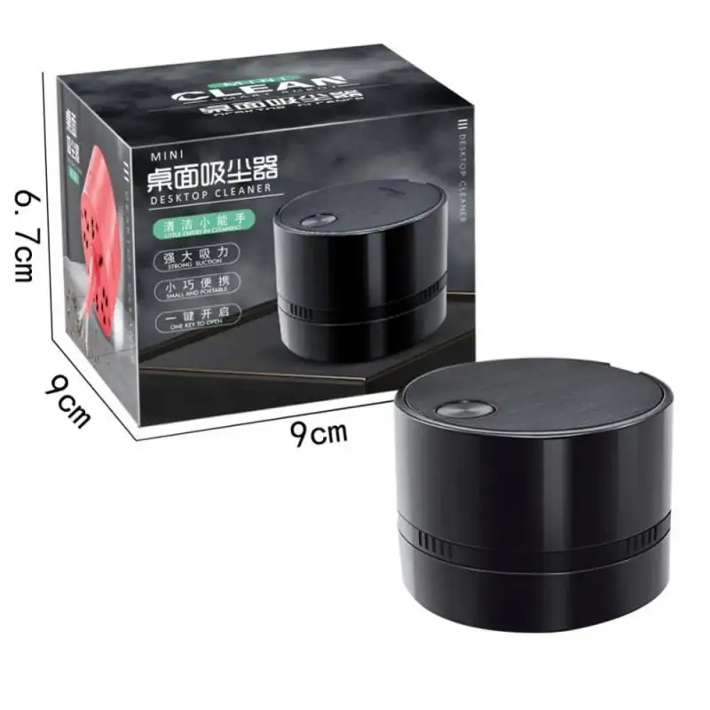 Portable Mini Desktop Vacuum Cleaner Home Office Desk Dust Keyboard Sweeper Car