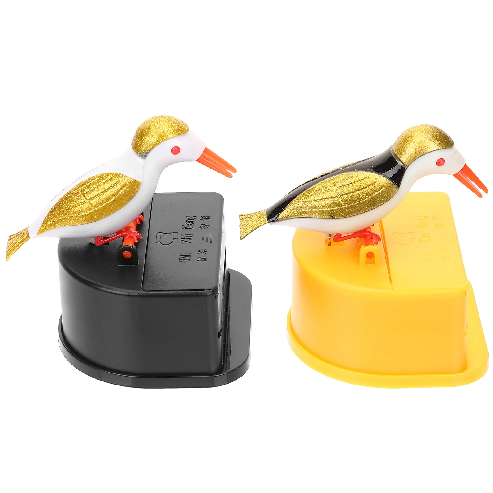 

Automatic -up Cotton Swab Holder Bird Toothpick Box Travel Push Type Dispensers