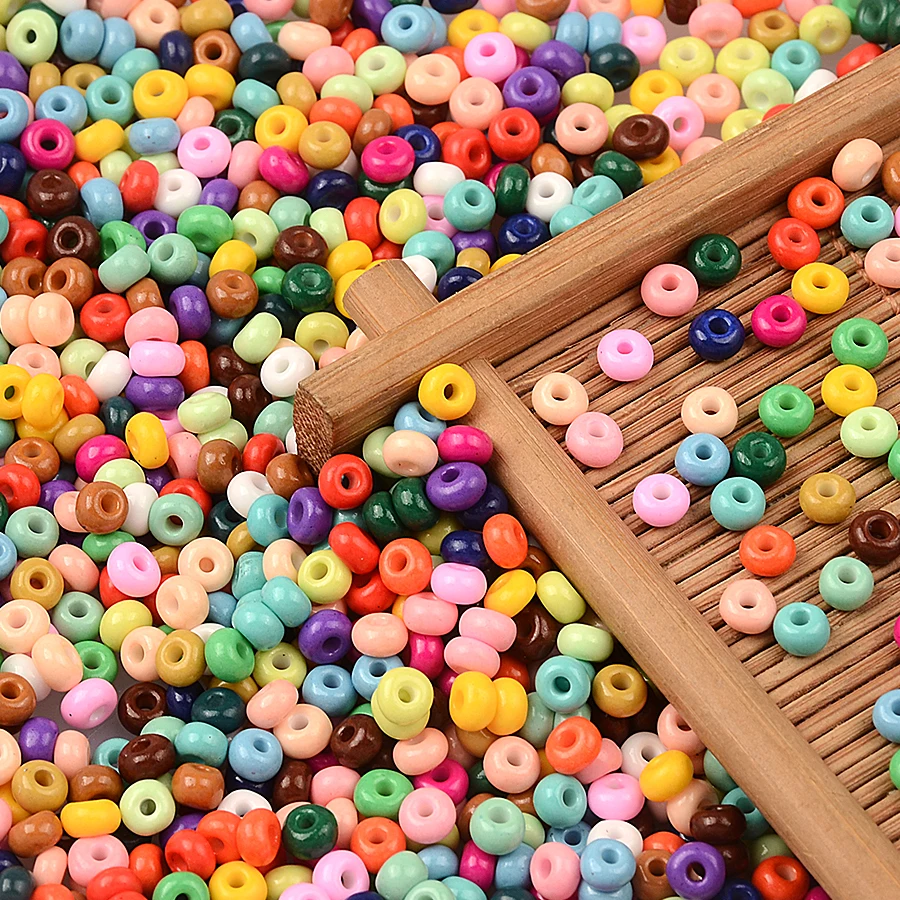 Очаровательные бусины из чешского стекла 4 мм, 6/0 самодельные бусины для браслетов, ожерелий, россыпью, бусины-разделители для изготовления ювелирных изделий, серег, аксессуаров для одежды