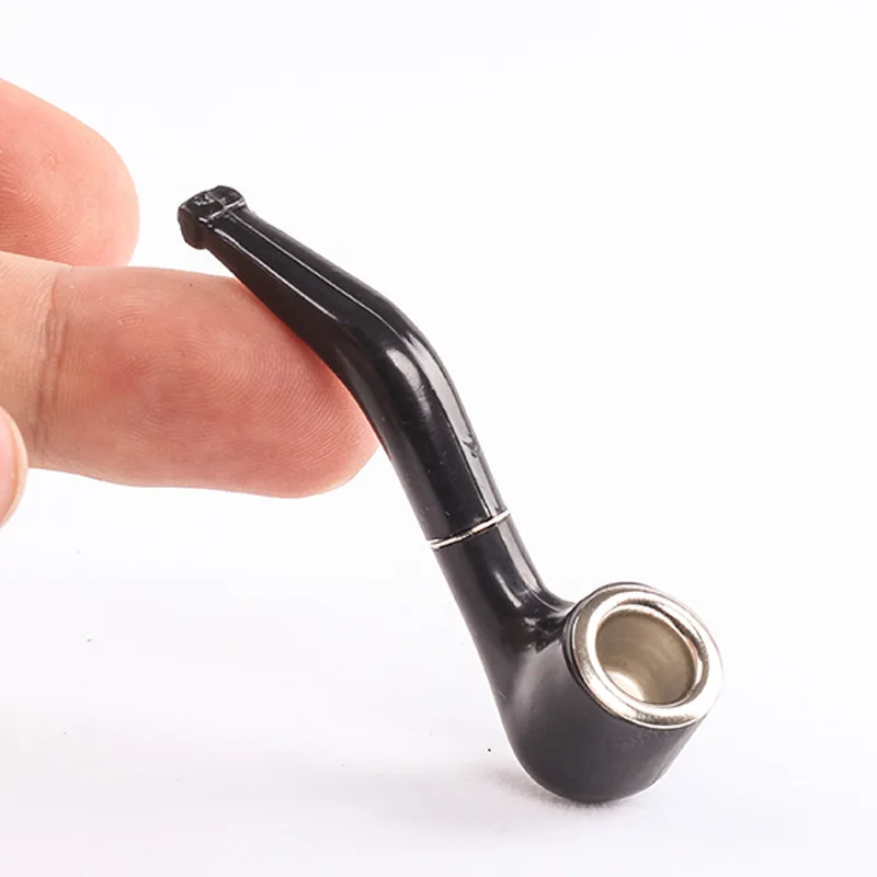 

Mini black cigarette special small pipe with iron pan