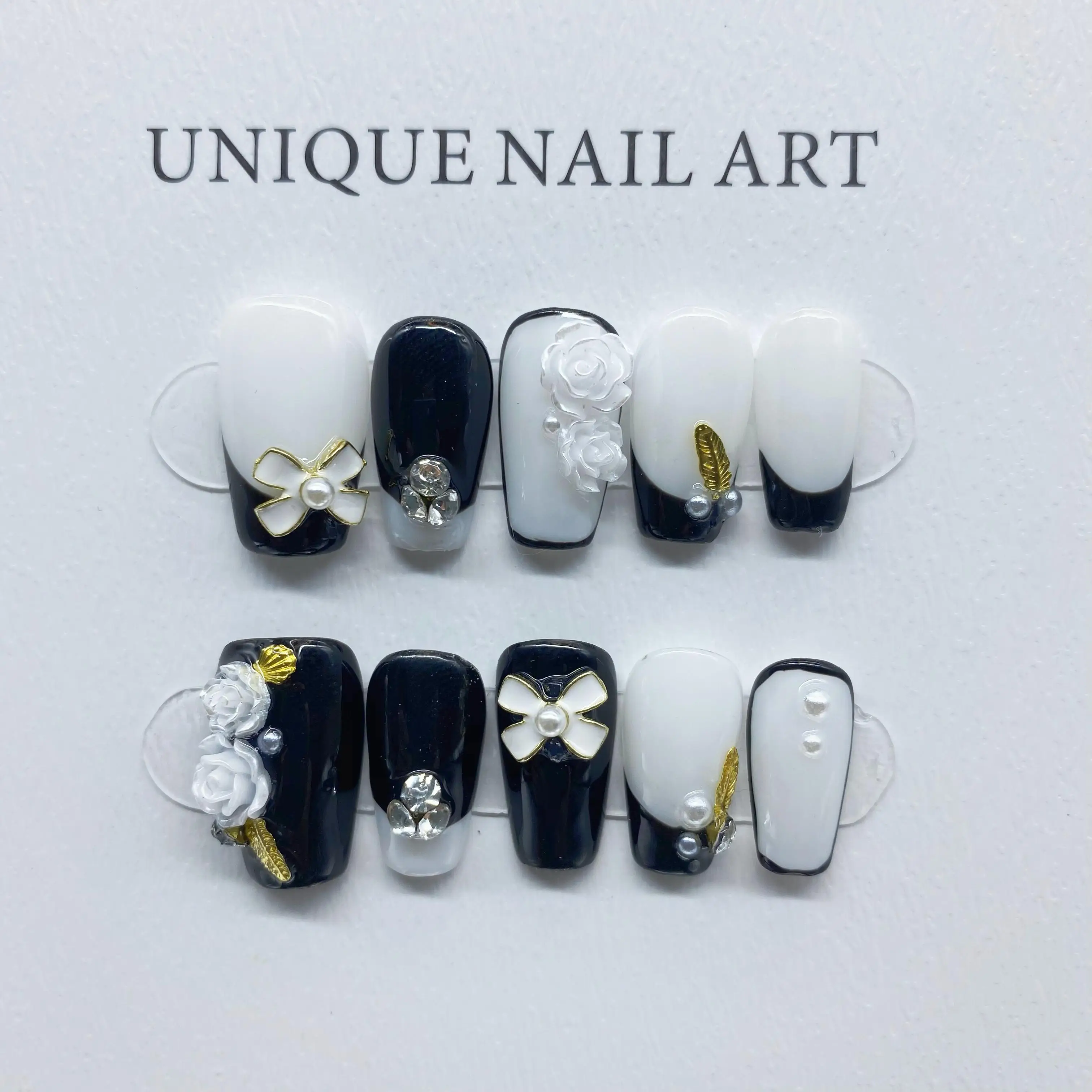 Французская камелия Noir Elegance Съемный отбеливающий съемный многоразовый