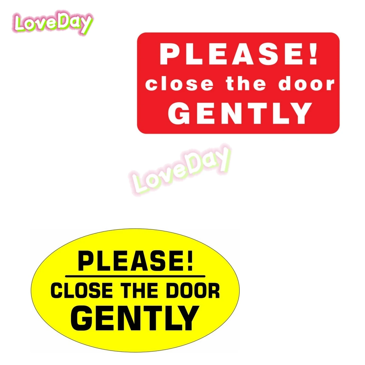 

Funny Car Stickers PLEASE CLOSE THE DOOR GENTLE Stickers Vinyl Taxi Stickers Door Decal Wall Sticker Door Closing Sign Sticker