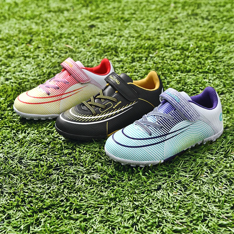 Size 29-37 Football Shoe Kids Original Indoor Turf Soccer Boots Boy Girls Sneakers AG TF Cleats Training Soccer Sneakers