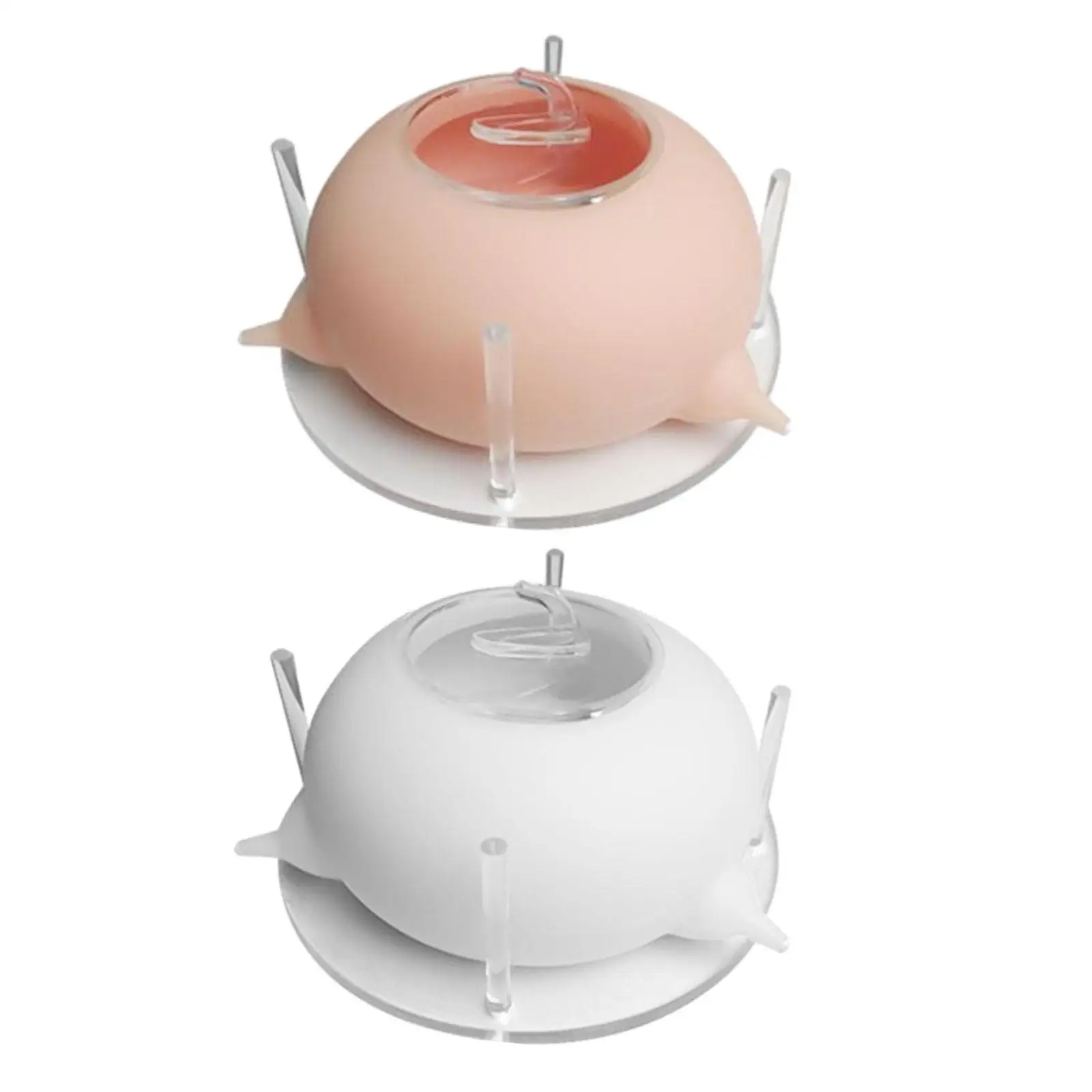 

Pet Self and Feeding Device Portable Acrylic Milk Puppy Feeder Pet Feeder Nursing Station for Rabbit Doggie Kitten Small Animals