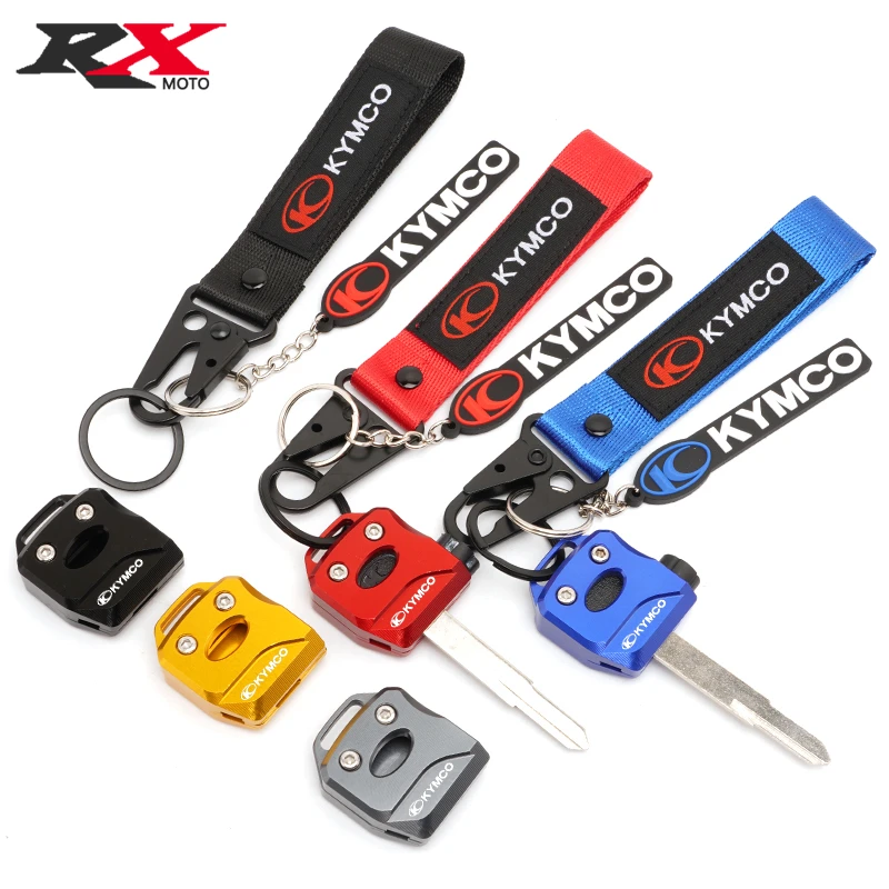 

For KYMCO Xciting DOWNTOWN 125i 200i 300i 350i CT300 X-Town 300i XTOWN 125 250 300 CNC Key Cover Case Shell Cap Keychain Keyring
