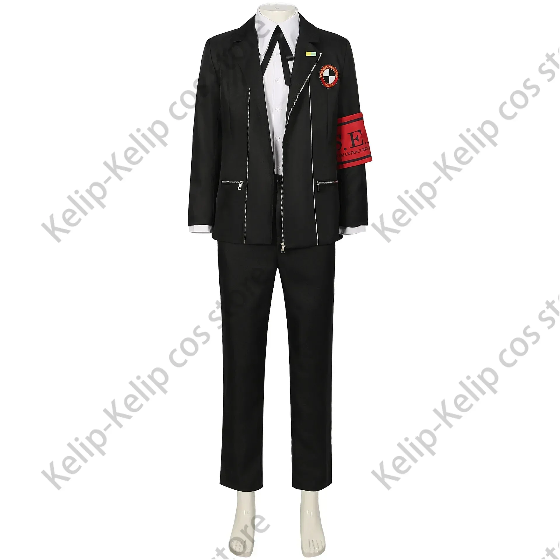 Игра Persona3 Reload Маскировочный костюм Юки Макото Косплей Костюм Парик для мальчиков