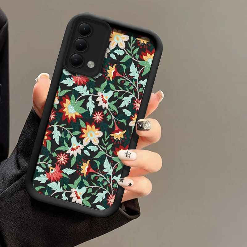 Фото Чехол для телефона с цветочным рисунком для Infinix Pova 9 7 Ultra 6 Neo Camon 50 40 Pro Spark 40C 30 Pro 6 Go 1 2024 2023, противоударный чехол №5