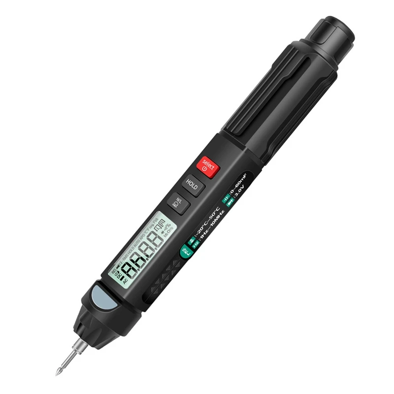 

HOT Digital Multimeter Pen LCD Display 6000 Counts With Non Contact AC/DC Voltage Resistance Capacitance Hz Tester Tool