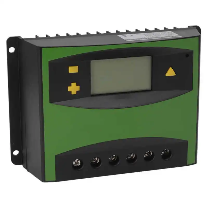 

Солнечный контроллер заряда, полный комплект, Электронная защита, регулятор батареи солнечной панели с ЖК-дисплеем для дома