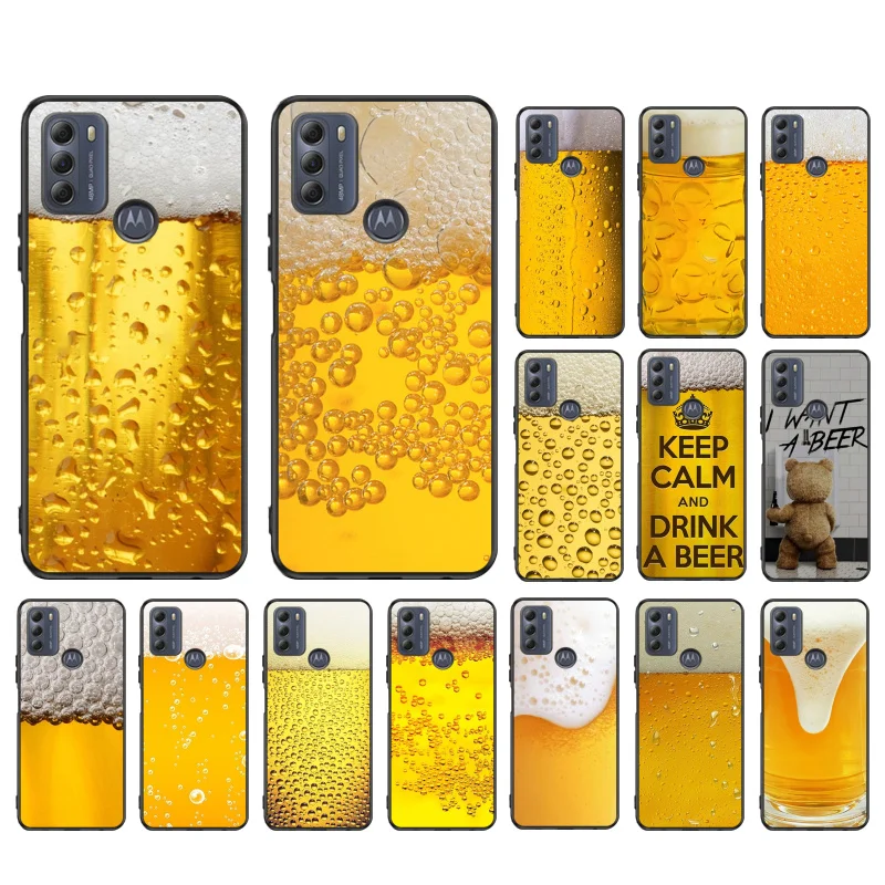 

Beer Case for Motorola Moto G22 G60 G52 G100 G Stylus G30 G10 G20 G50 GPure E32 E20 E40 E7Power Edge 20 lite Pro OneAction