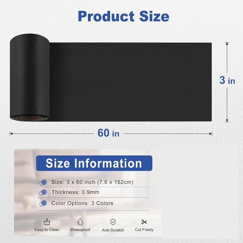 Пластырь для ремонта кожи самоклеящаяся кожаная ремонтная лента мебели набор