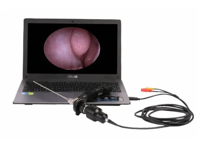 

Handheld record function video borescope endoscope camera portable unit