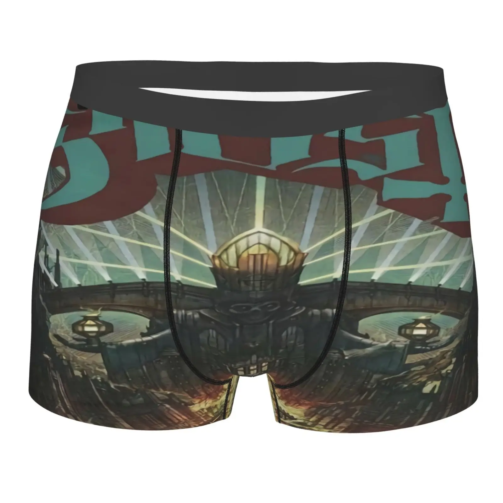 

Мужские трусы-боксеры Ghost Meliora, черные Однотонные трусы из полиэстера, лицензионные боксеры с карманами, 2019