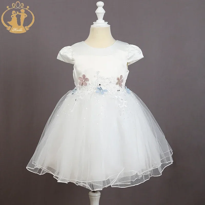 Одежда для девочек с цветами и блестками подружки невесты на свадьбу день