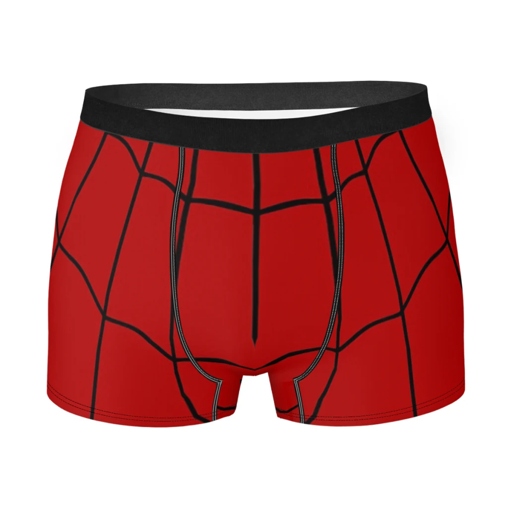 

Web Spider Underwear Men More Than One Foot Underpants Homme Panties Mens Underwear Sexy Shorts Boxer Briefs Print Polyester