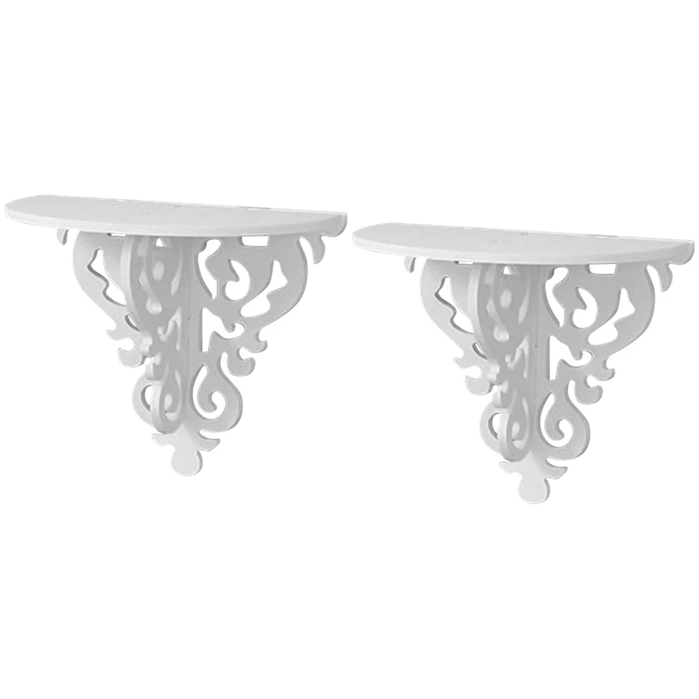 

Wall Shelf Shelves Floating Rack Display Hanging Mounted Flower Organizer Holder Storage Pot Kitchen Stands Wooden Planter