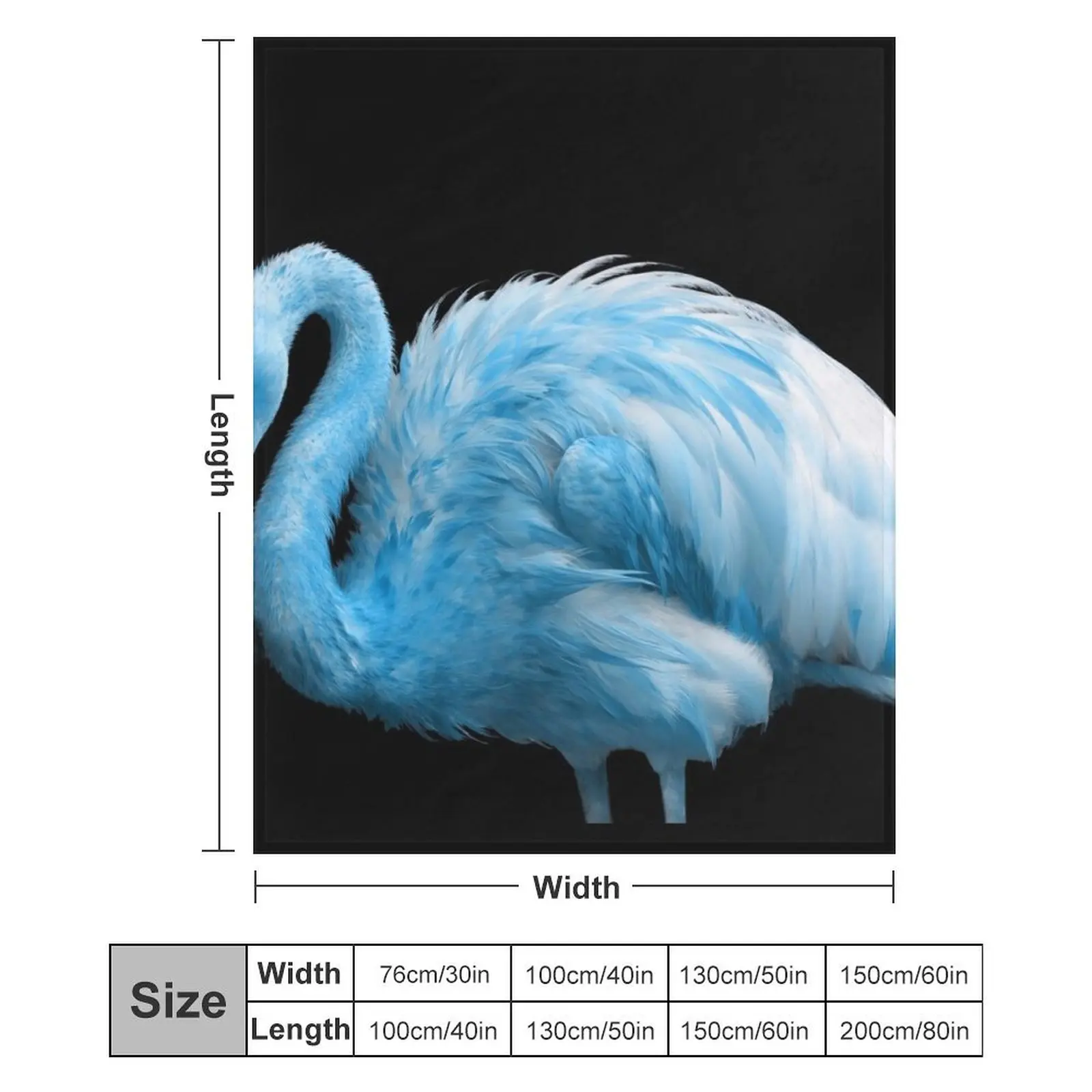 Пушистое одеяло с фламинго для малыша Fujian