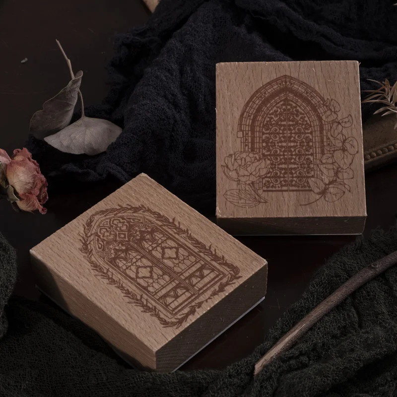 Винтажный Стандартный штамп в стиле барокко для оформления открыток журнал