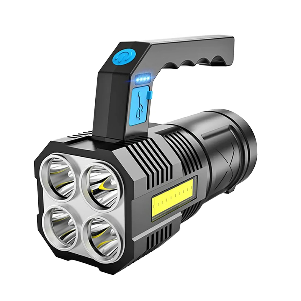 

Фонарик, внешний фонарь, супер яркий, 4 режима, USB