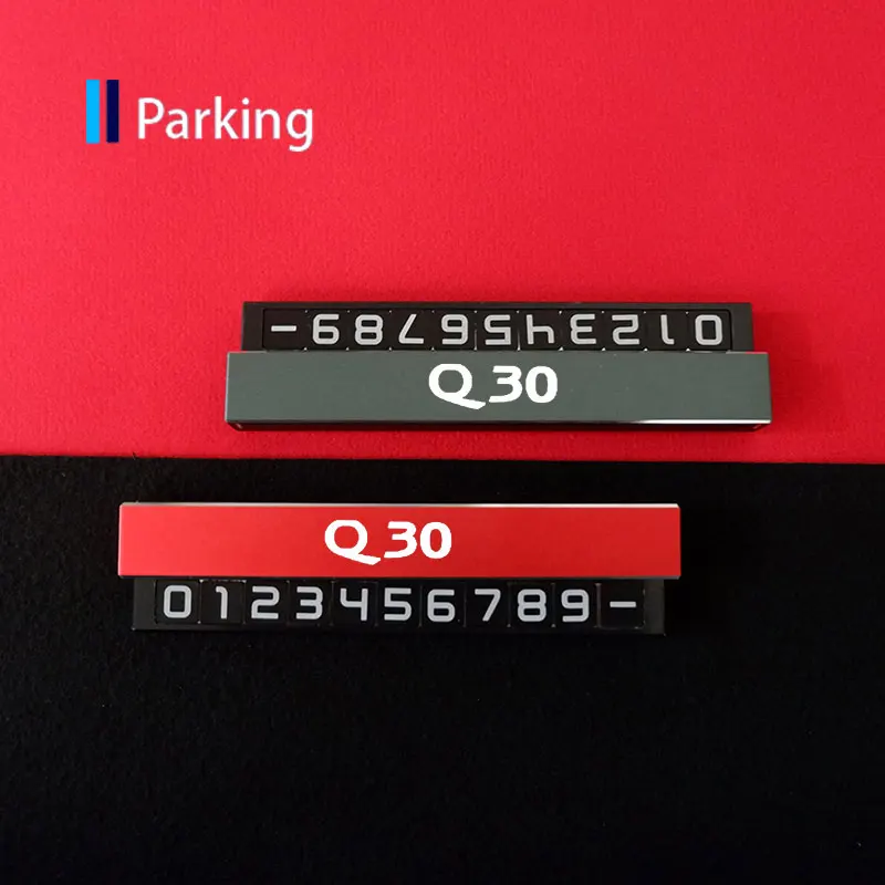 

Hidden Car Styling Parking Number Card For Infiniti Q30 Stop Card For Infiniti FX35 Q50 Q30 ESQ QX50 QX60 QX70 EX JX35 QX80 Q60