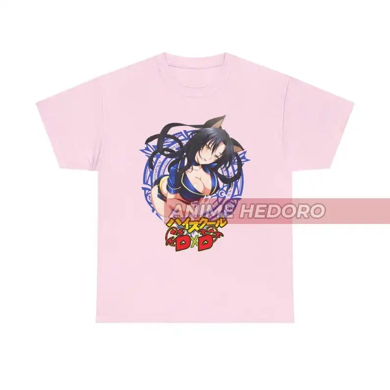 Футболка унисекс Kuroka DxD Anime Waifu рубашка манга