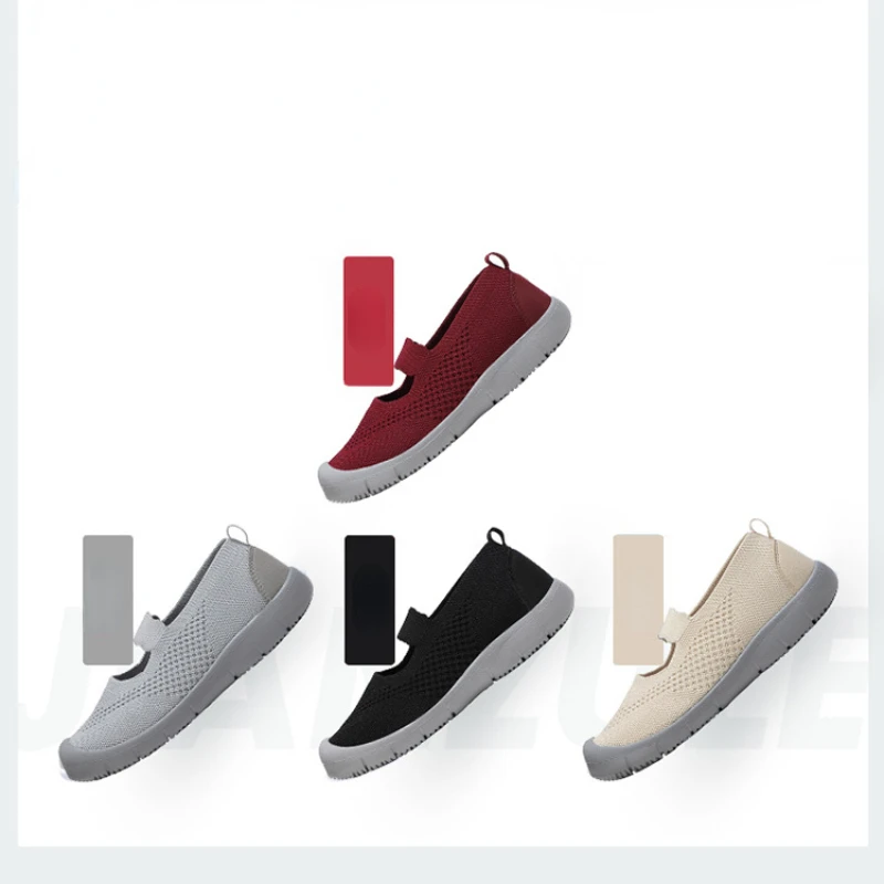 Fashion Women Flats Breathable Shoes Soft Sole Loafers Non-Slip Outdoor Female Leisure Shoes Driving Walking Sports Lightweight