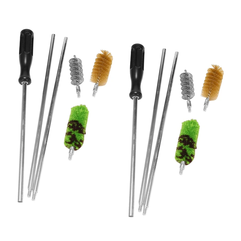 

2X 3-In-1 Cleaning Kit Gun Brushes For 12GA Shotguns Cleaner