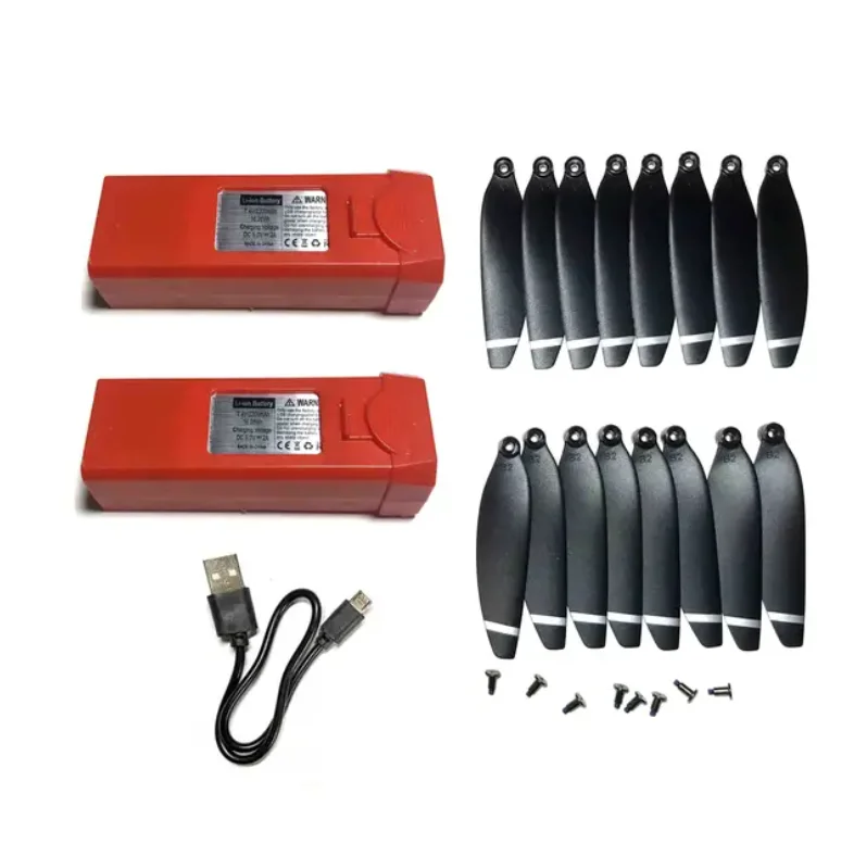 Литиевый Аккумулятор 7 4 В 2200 мА/ч 2 шт. пропеллер с лопастями зарядка через USB набор