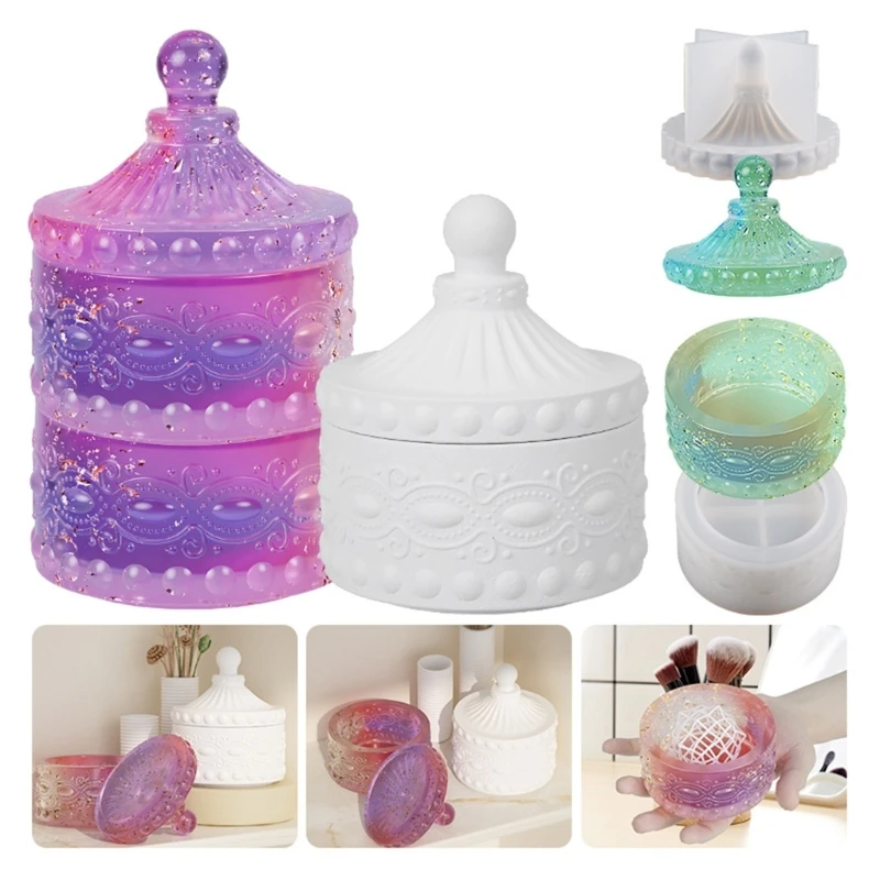 

Storage Box Molds Jewelry Box Mold Hand Making Accessories for Resin Hand-Making Dropship