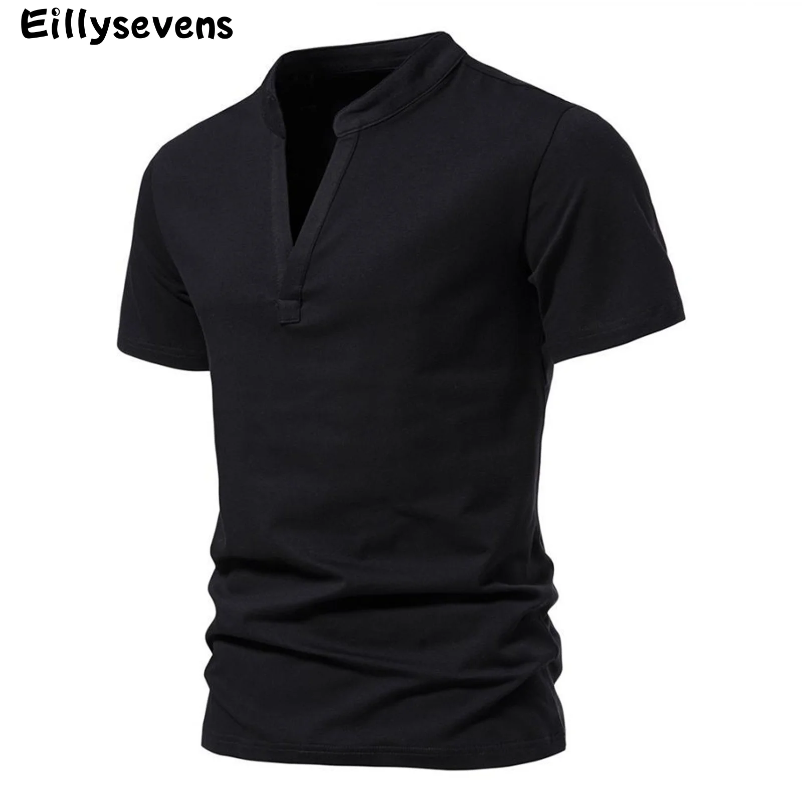 

Базовая Мужская футболка, облегающие дышащие повседневные топы, модные однотонные удобные футболки с коротким рукавом для мужчин, мужская ...