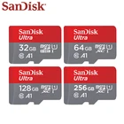 SanDisk карта памяти Micro SD, класс 10, 256 ГБ, 64 ГБ, 32 ГБ