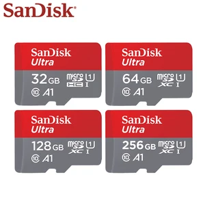 SanDisk карта памяти Micro SD, класс 10, 256 ГБ, 64 ГБ, 32 ГБ