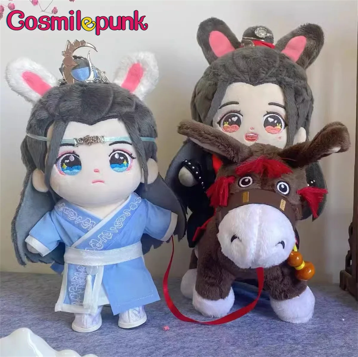 The Untamed Wei WuXian Lan Wangji BL 20 см плюшевая кукла Xiao Zhan Wang Yibo наряд одежда игрушки Mo Dao Zu Shi