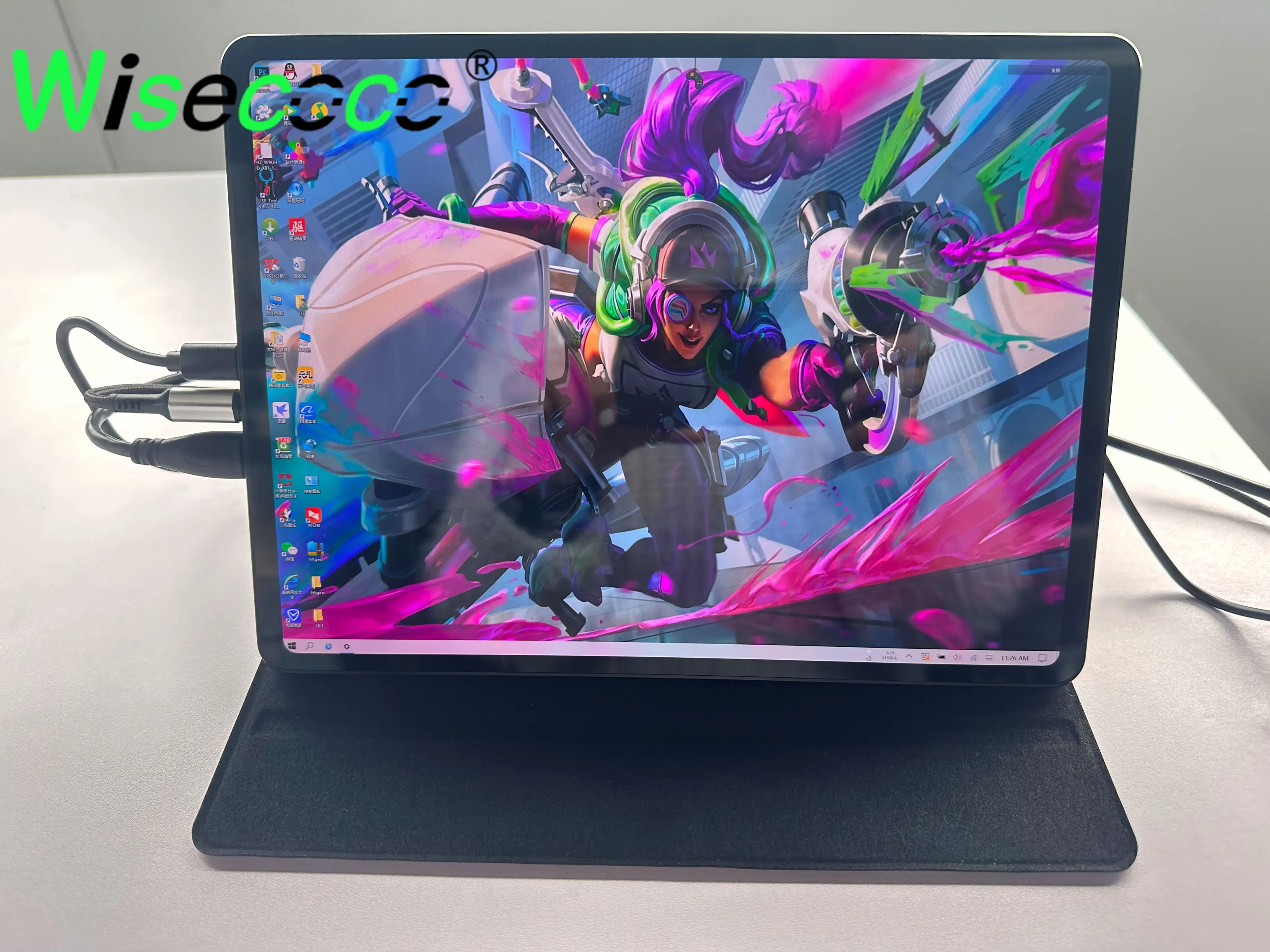 Фото OLED сенсорный монитор 11 дюймов 2K вторичный монитор 1728x2360 ультратонкий портативный монитор Amoled Raspberry Pi PC монитор №2