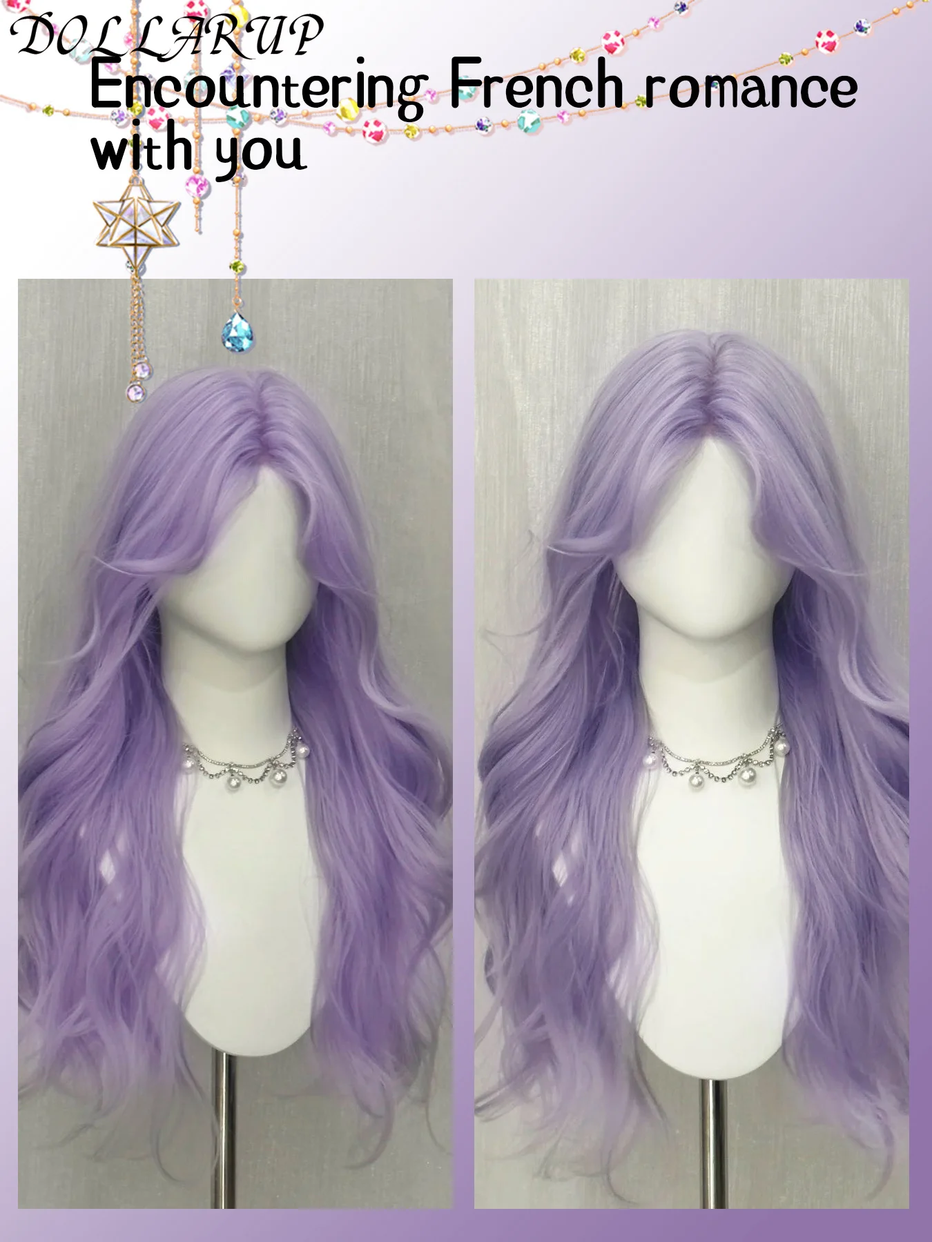 Парик женский синтетический с длинными вьющимися волнистыми искусственными