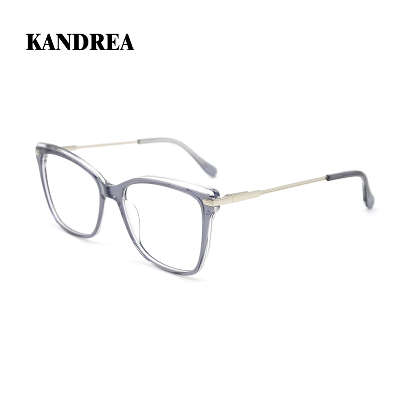 

KANDREA Vintage Acetate Cat Eye Luxury Glasses Frames Men Women 2022 Trending Styles Optical Fashion Computer Eyewear HG8312