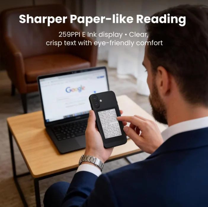 Фото Электронная книга XTEINK X3/X4 Pro с экраном E-Ink, 220ppi, ультратонкая, 650 мАч, 16 ГБ, магнитный легкий чехол, возможность индивидуальной настройки. №3