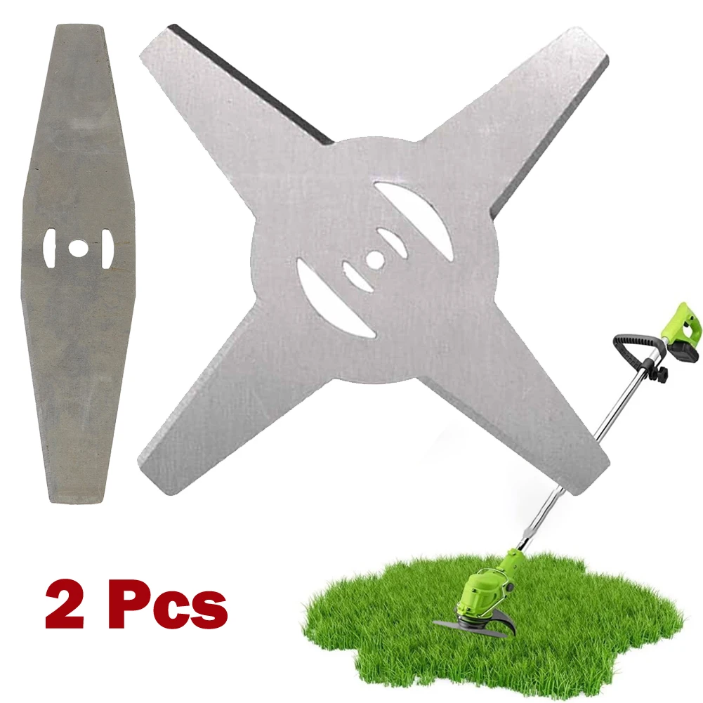 

2Pcs Metal Grass Trimmer Blades Replacement 6inch 150mm 3 Holes 4T Saw Blades Brush Cutter Lawn Mower Fittings Garden Tool Parts